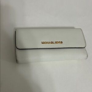 Michael Kors White Wallet